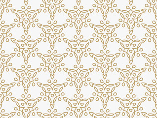 geometric line ornament seamless pattern, modern minimalist styl