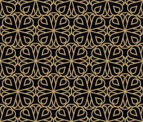 geometric line ornament seamless pattern, modern minimalist styl