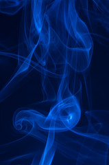 Smoke emerging from a an incense stick