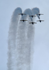 Beautiful flying aircraft