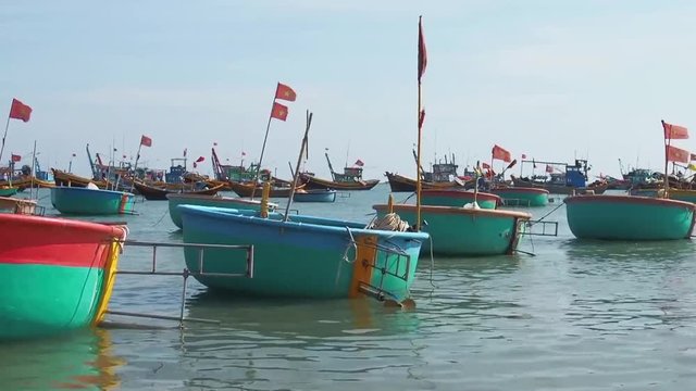 Vietnamese fishing boats