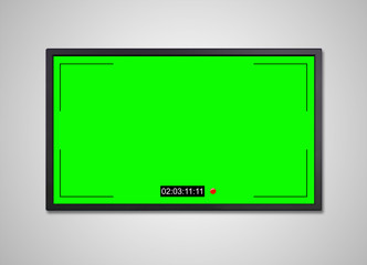 TV display cctv recording screen