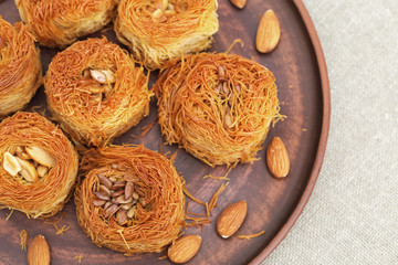 Traditional Middle Eastern baklava 