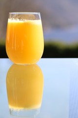 Fresh orange juice