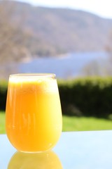 Fresh orange juice