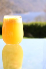 Fresh orange juice