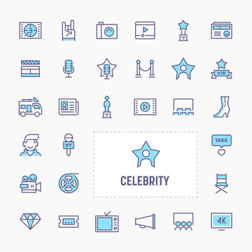 Celebrity Icon Set