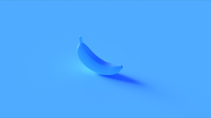 Fototapeta na wymiar Blue Banana 3d Illustration