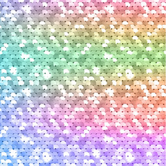 Seamless colorful iridescent sequined texture - vector illustration eps10