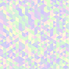 Abstract triangules pattern with holograohic colores - vector illustration