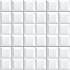 Seamless square brick texture surface - vector illustration