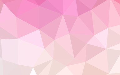 Obraz premium Light Pink, Yellow vector polygonal pattern.