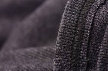 Cloth textile gray macro