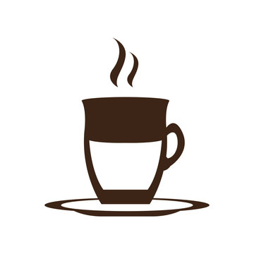 Isolated coffee mug icon