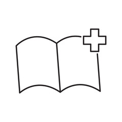 online shopping cart add book icon vector illustration design