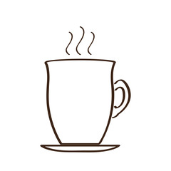 Isolated abstract coffee mug icon