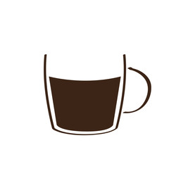 Isolated coffee mug icon