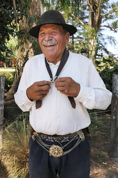 Traditionally dressed man