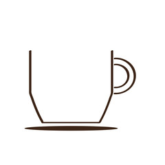 Isolated coffee mug icon