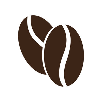 Pair of coffee beans icon