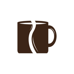 Isolated coffee mug icon