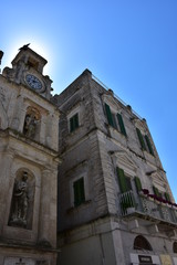 Fototapeta na wymiar Italy, Basilicata, Matera, city of stones, Unesco heritage, capital of European culture 2019. View of the ancient city