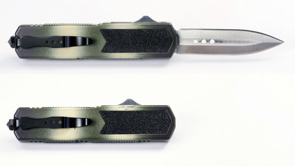 Automatic Knife open and closed.