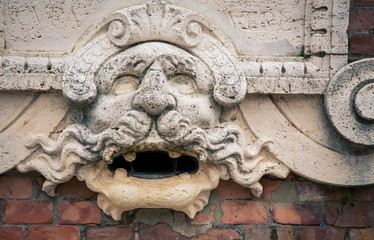 relief on a Cathedral Siena
