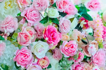 flower background, backdrop wedding decoration, rose pattern, Wall flower, colorful background, fresh rose