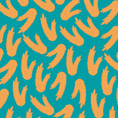 spikes of corn pattern vector illustration design