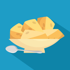 pastry bakery nutritive food vector illustration design