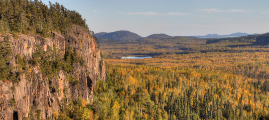 Ouimet canyon is a provincial Park in Northern Ontario by Thunder bay
