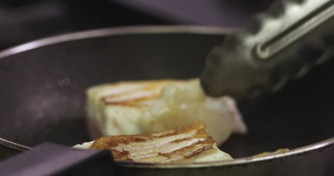 cuisson de pav&eacute; de poisson