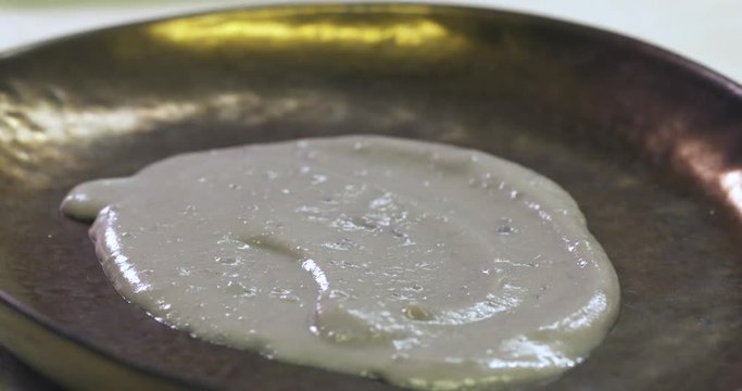 pr&eacute;paration d'un plat gastronomique