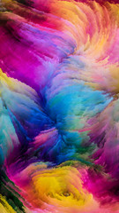 Fototapeta na wymiar Colorful Paint Secrets