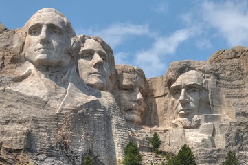 Mt. Rushmore is a National Monument in the American State of South Dakota