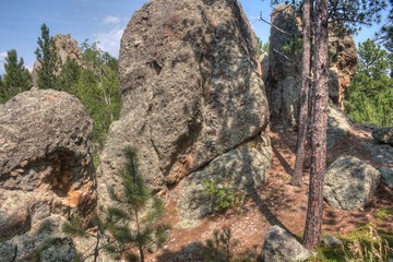 Mt. Rushmore is a National Monument in the American State of South Dakota
