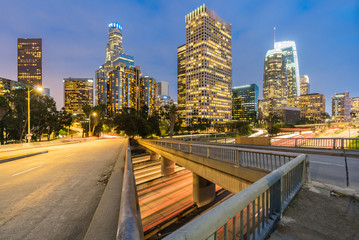 Los Angeles Downtown Sunset