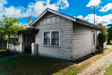 Old deteriorated house
