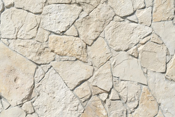 Rivestimento sul muro in piena luce