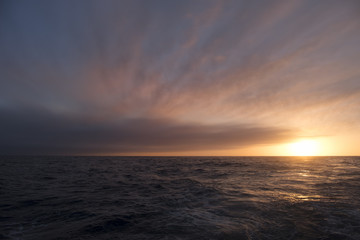 Sunrise on the Scotia Sea, South Atlantic, Antarctic Region