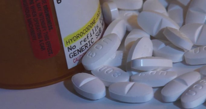 Hydrocodone Pills - Rotating