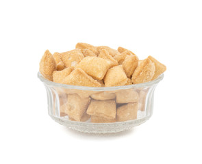 Indian Traditional Tea-Time Snack Shakkar pare Also Know as Shakkarpare, Shakarpali, Shakkar Para, or Shankarpalli is a Snack Typically Made in India During Diwali or Christmas.