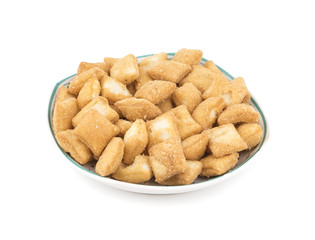 Indian Traditional Tea-Time Snack Shakkar pare Also Know as Shakkarpare, Shakarpali, Shakkar Para, or Shankarpalli is a Snack Typically Made in India During Diwali or Christmas.