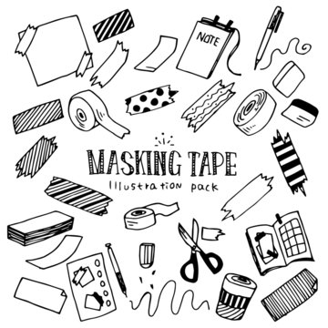 Masking Tape Illustration Pack