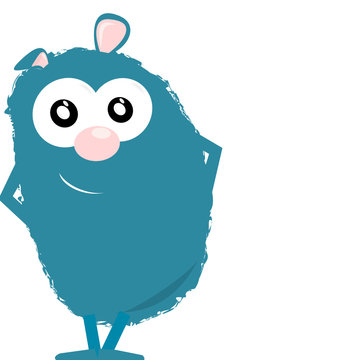 netter blauer B&auml;r