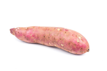 yam isolated on a white background.