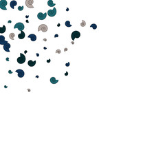 Festive Background with Colorful spirals. Trendy Pattern for Postcard, Print, Banner or Poster. Pretty spirals For Party Decoration, Wedding, Birthday or Anniversary Invitation. Vector