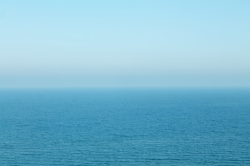 Open blue sea
