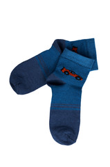 Cotton kid socks, isolated on white background